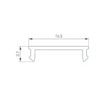 Рассеиватель SL-KANT-H18-2000 FLAT OPAL Arlight 049155