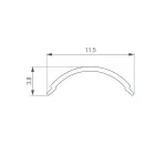 Рассеиватель SL-KANT-H10 ROUND OPAL Arlight 049167