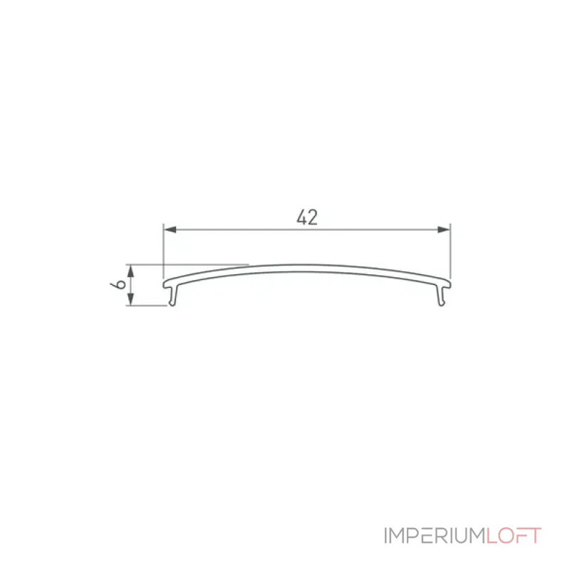 Рассеиватель для профиля LINE-4510-2000 OPAL Arlight SL-LINE 49249 Рассеиватель для профиля LINE-4510-2000 OPAL Arlight SL-LINE 49249