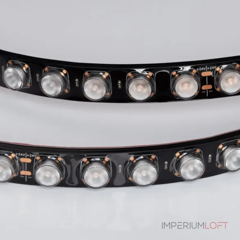 Светодиодная лента герметичная FLT-PS-A42-BLACK-23mm 24V Warm2700 (21W/m, IP67, 30deg, 5m) Arlight 049293