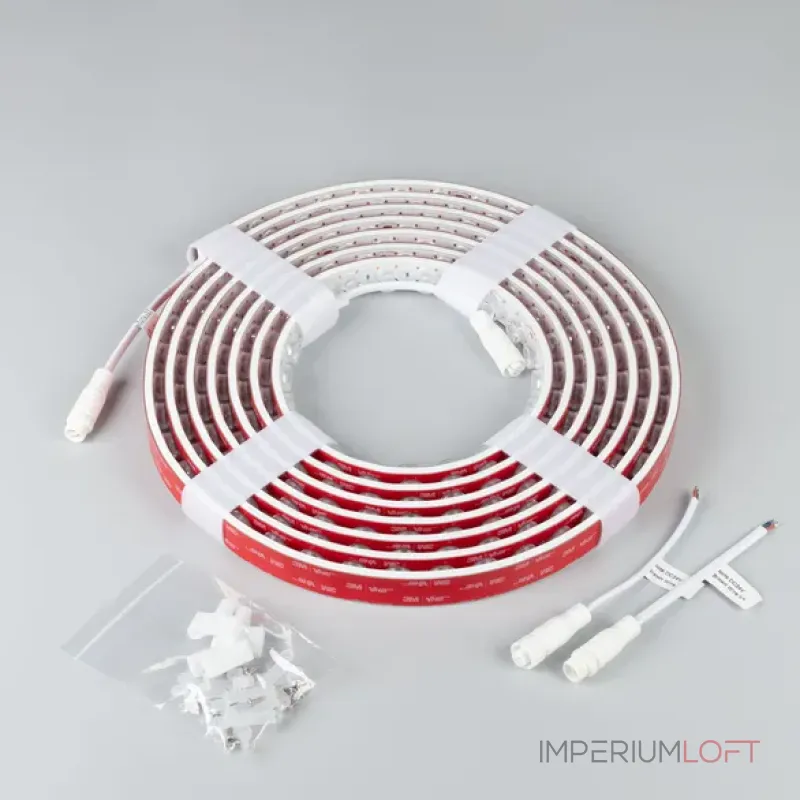 Светодиодная лента герметичная FLT-PS-A42-23mm 24V Warm3000 (21W/m, IP67, 15deg, 5m) Arlight 049305