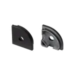 Заглушка SL-KANT-H20 BLACK с отверстием Arlight 049405