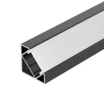 Заглушка SL-KANT-H18 FLAT BLACK с отверстием Arlight 049432