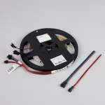 Светодиодная лента SPI-A120-10mm 24V White6000-PX6-BPT (11W/m, IP20, 2835, 5m, бегущий огонь) Arlight 049434