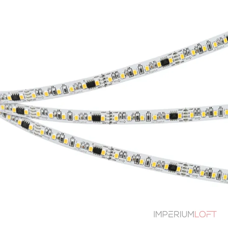 Светодиодная лента SPI-A120-10mm 24V Day4000-PX6-BPT (11W/m, IP20, 2835, 5m, бегущий огонь) Arlight 049435