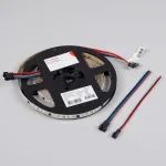 Светодиодная лента герметичная SPI-SE-A120-10mm 24V White6000-PX6-BPT (11W/m, IP65, 2835, 5m, бегущий огонь) Arlight 049439