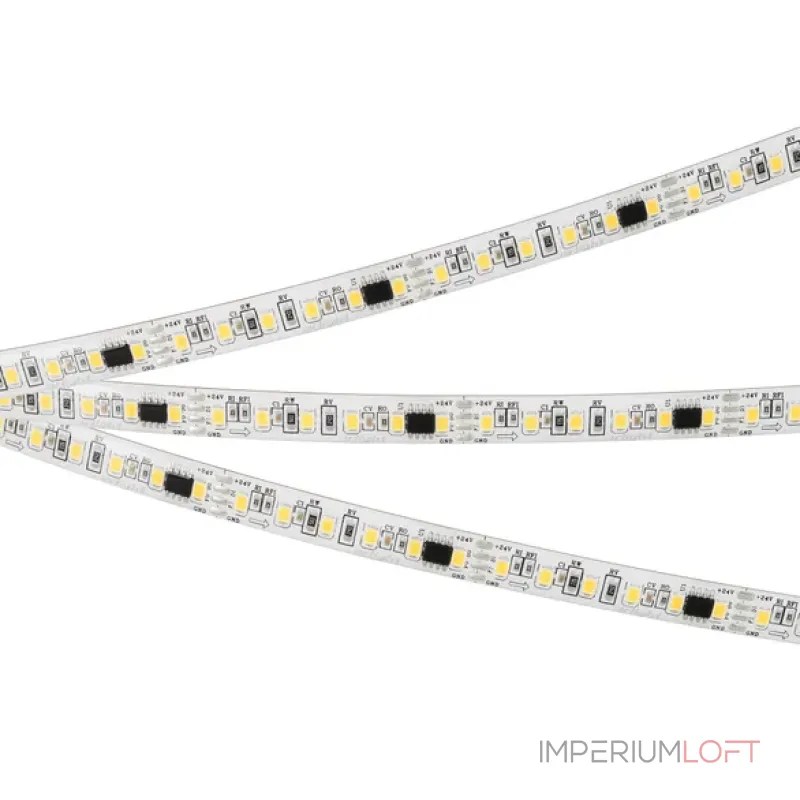 Светодиодная лента герметичная SPI-SE-A120-10mm 24V White6000-PX6-BPT (11W/m, IP65, 2835, 5m, бегущий огонь) Arlight 049439