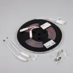 Светодиодная лента герметичная SPI-PS-A120-12mm 24V Warm3000-PX6-BPT (11W/m, IP67, 2835, 5m, бегущий огонь) Arlight 049447