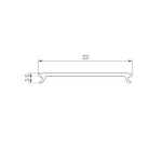 Рассеиватель STRETCH-S-35-CEIL-CENTER-10m OPAL BLACK (GAMMA35) Arlight 049651