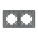 Рамка стеклянная FRM-OMALI-SFGS-2-GR Arlight 049710