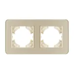 Рамка стеклянная FRM-OMALI-SFGS-2-GD Arlight 049711