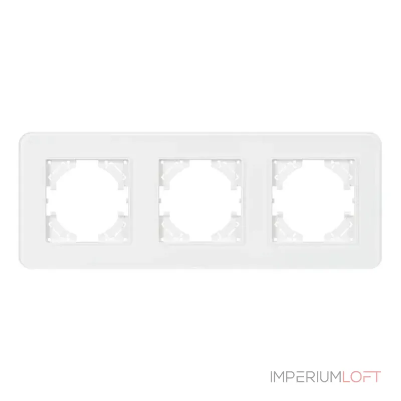 Рамка стеклянная FRM-OMALI-SFGS-3-WH Arlight 049712 Рамка стеклянная FRM-OMALI-SFGS-3-WH Arlight 049712