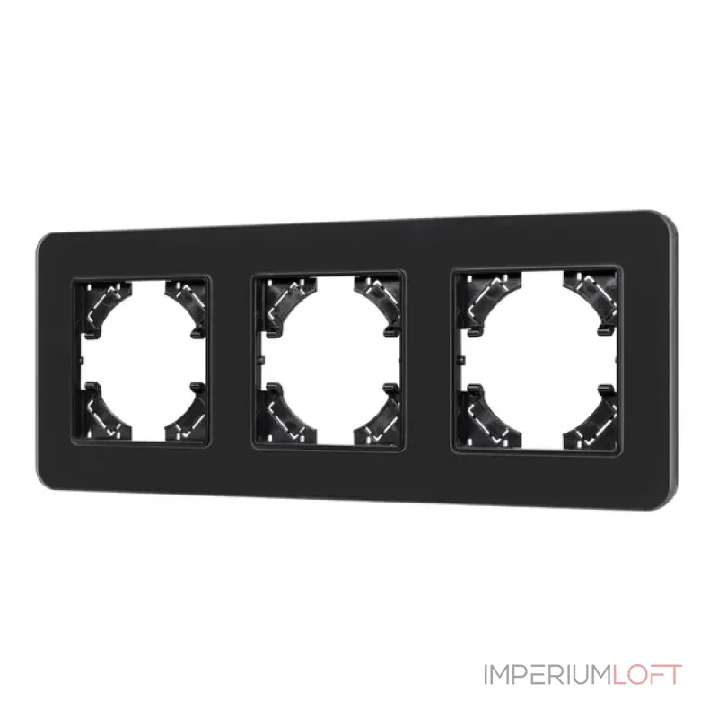 Рамка стеклянная FRM-OMALI-SFGS-3-BK Arlight 049713 Рамка стеклянная FRM-OMALI-SFGS-3-BK Arlight 049713