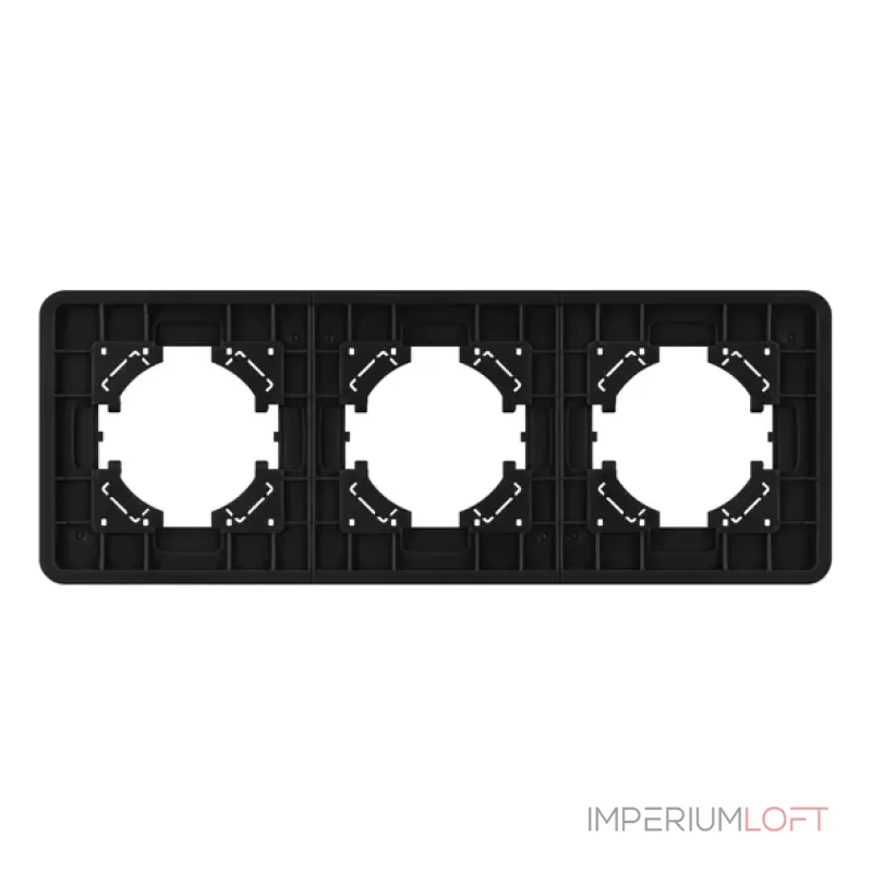 Рамка стеклянная FRM-OMALI-SFGS-3-BK Arlight 049713 Рамка стеклянная FRM-OMALI-SFGS-3-BK Arlight 049713