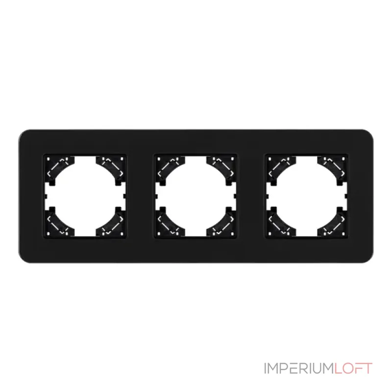 Рамка стеклянная FRM-OMALI-SFGS-3-BK Arlight 049713 Рамка стеклянная FRM-OMALI-SFGS-3-BK Arlight 049713