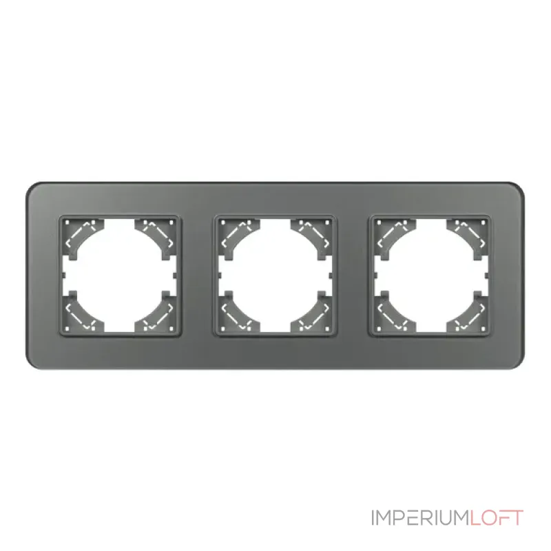 Рамка стеклянная FRM-OMALI-SFGS-3-GR Arlight 049714 Рамка стеклянная FRM-OMALI-SFGS-3-GR Arlight 049714