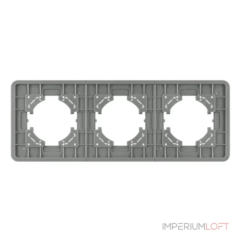 Рамка стеклянная FRM-OMALI-SFGS-3-GR Arlight 049714 Рамка стеклянная FRM-OMALI-SFGS-3-GR Arlight 049714