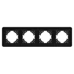 Рамка стеклянная FRM-OMALI-SFGS-4-BK Arlight 049717