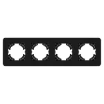 Рамка стеклянная FRM-OMALI-SFGS-4-BK Arlight 049717