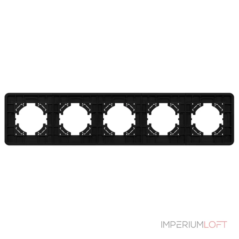 Рамка стеклянная FRM-OMALI-SFGS-5-BK Arlight 049721 Рамка стеклянная FRM-OMALI-SFGS-5-BK Arlight 049721