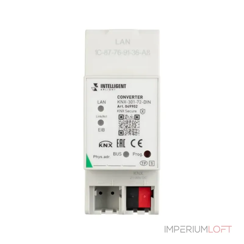 Конвертер KNX-301-72-DIN Grey (BUS, RJ-45, KNX-IP, IARL, IP20) Arlight 049902 Конвертер KNX-301-72-DIN Grey (BUS, RJ-45, KNX-IP, IARL, IP20) Arlight 049902