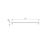 Рассеиватель для профиля POWER-W100H70-2000 OPAL Arlight ARH-POWER 49945