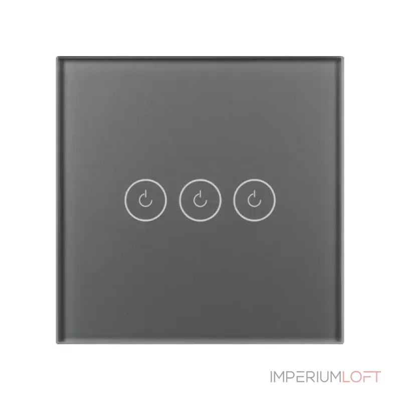 Выключатель сенсорный SWT-OMALI-S03-ZB-GR (250V, 10A, Zigbee) Arlight 050047