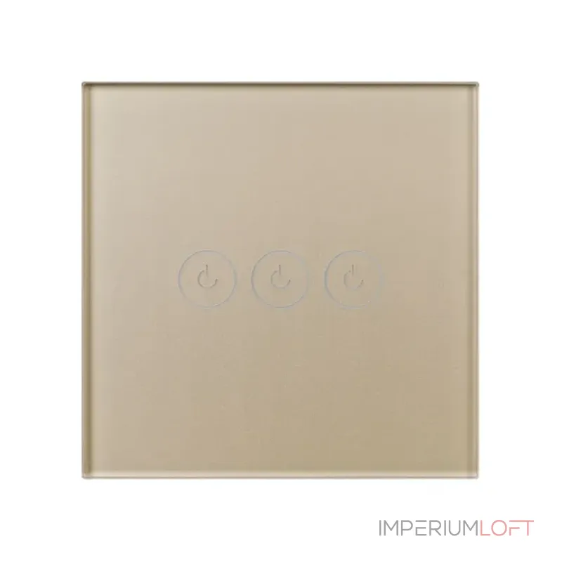 Выключатель сенсорный SWT-OMALI-S03-ZB-GD (250V, 10A, Zigbee) Arlight 050048
