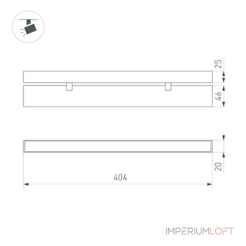 Трековый светильник Arlight MAG 25 FLAT FOLD 50070 Трековый светильник Arlight MAG 25 FLAT FOLD 50070