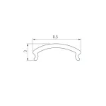Рассеиватель для профиля WARDROBE-1530-2000 OPAL Arlight ARH-MINI 50159