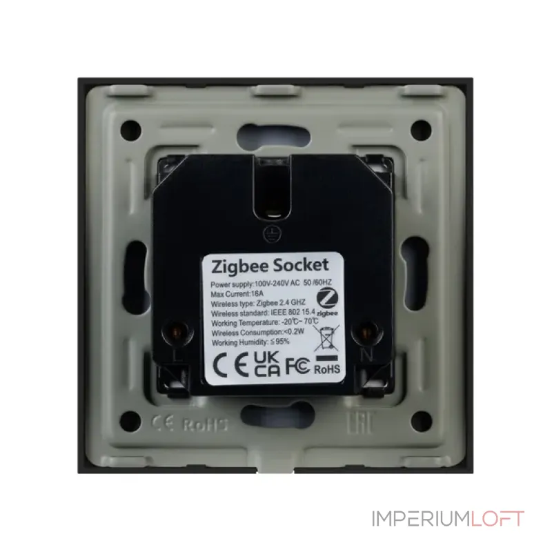 Розетка электрическая с Zigbee управлением Arlight OMALI 50216