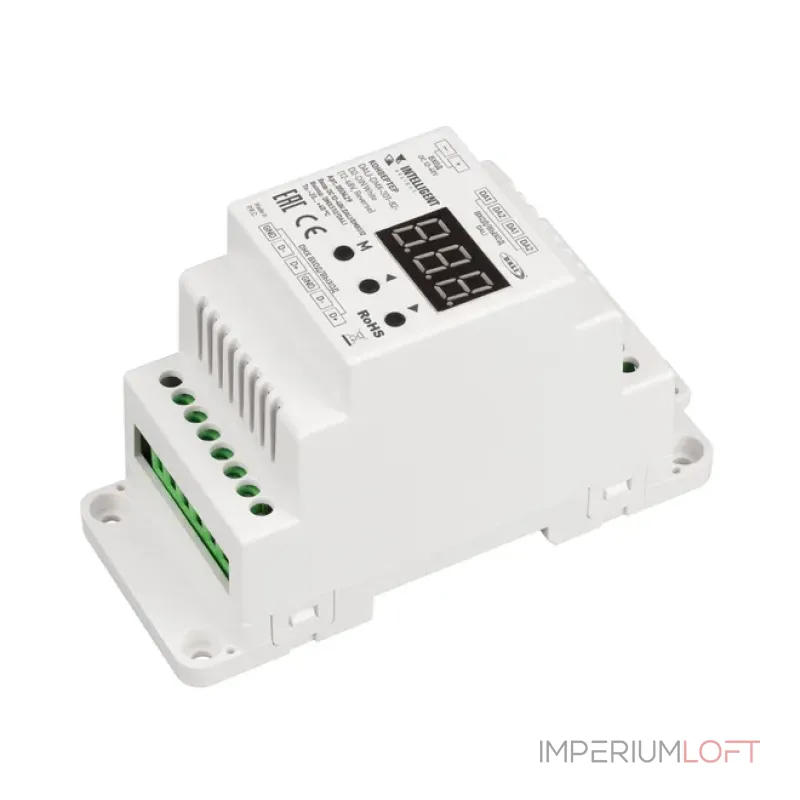 Конвертер DALI-DMX-301-82-D2-DIN White (12-48V, Reverse) Arlight 50429 Конвертер DALI-DMX-301-82-D2-DIN White (12-48V, Reverse) Arlight 50429