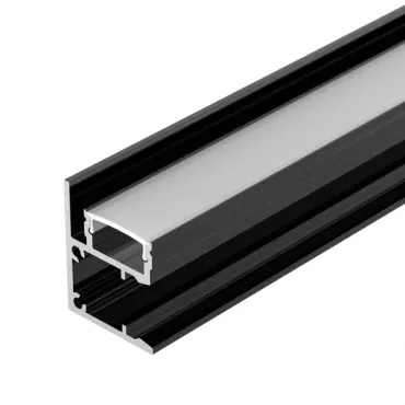 Arlight Профиль WALL-2228-2000 ANOD BLACK Алюминий 050488