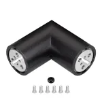 Угловой коннектор ROUND-D36-360-90 BLACK Arlight 050543