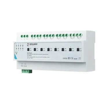 Arlight INTELLIGENT ARLIGHT Релейный модуль DALI2-708-82-ADDR-DRO-DIN Grey 230В 8x16A IARL IP20 050548