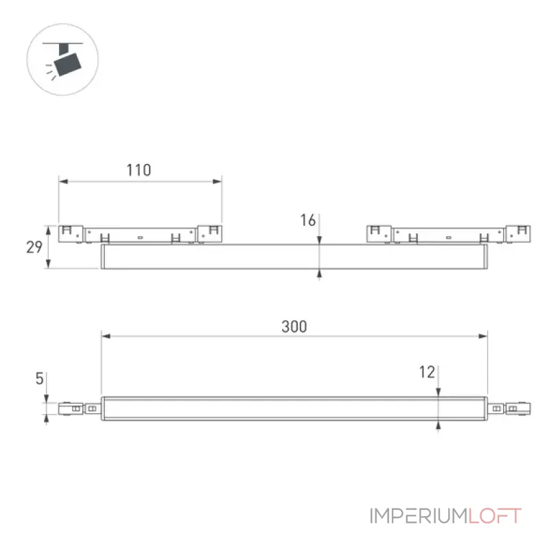 Трековый светильник Arlight MICROCOSM FLAT 51005
