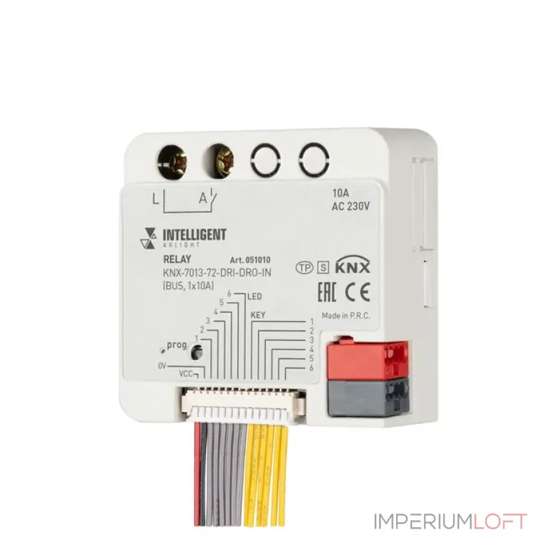 Релейный модуль KNX-7013-72-DRI-DRO-IN (BUS, 1x10A, IARL, IP20) Arlight 051010 Релейный модуль KNX-7013-72-DRI-DRO-IN (BUS, 1x10A, IARL, IP20) Arlight 051010