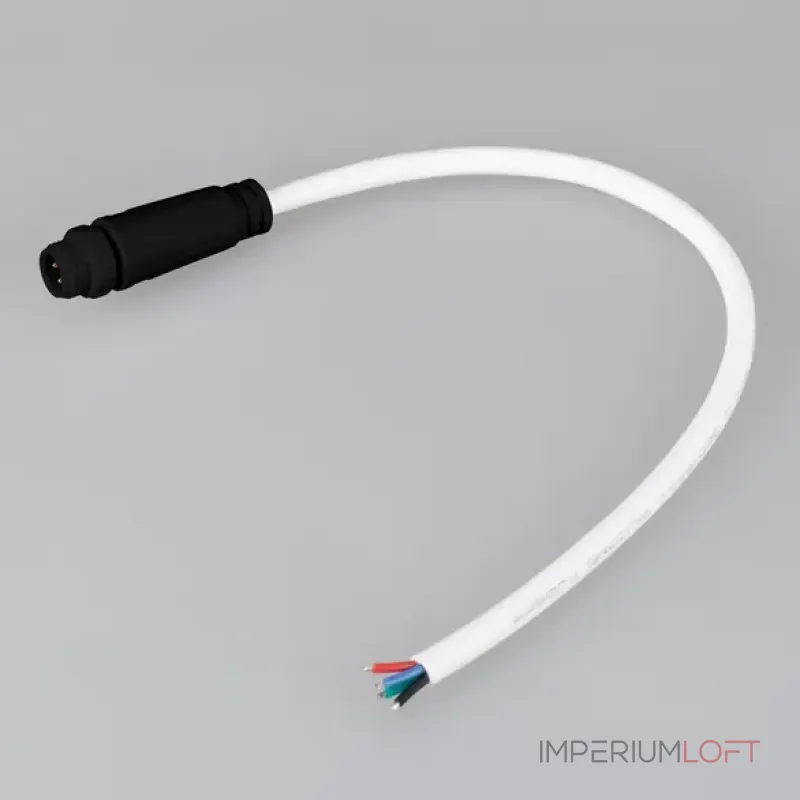 Коннектор питания MOONLIGHT-SPI/DMX-CON-POWER-MALE-BLK (IP67) Arlight 051529