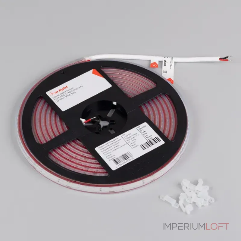 Светодиодная лента герметичная DOT-PFS-X160-10mm 24V Day4000 (12W/m, IP68, 5m) Arlight 051593