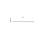 Рассеиватель FANTOM-W49-10000 SILICONE  Arlight 051691