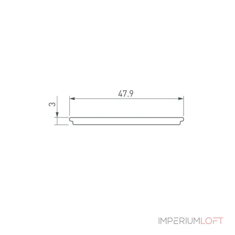 Рассеиватель FANTOM-W49-10000 SILICONE Arlight 051691 Рассеиватель FANTOM-W49-10000 SILICONE Arlight 051691