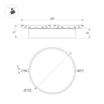 Трековый светильник Arlight MICROCOSM RONDO 51754