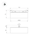 Трековый светильник Arlight MICROCOSM RONDO 51822