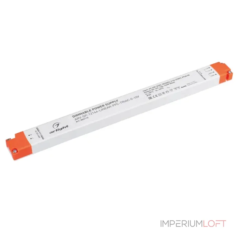 Блок питания ARV-SP-12144-LINEAR-PFC-TRIAC-0-10V (12V, 12A, 144W, IP20) Arlight 052112 Блок питания ARV-SP-12144-LINEAR-PFC-TRIAC-0-10V (12V, 12A, 144W, IP20) Arlight 052112