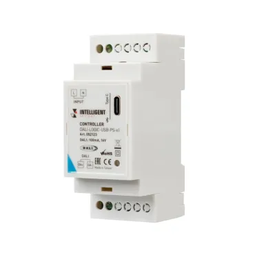 Arlight INTELLIGENT ARLIGHT Контроллер DALI-LOGIC-USB-PS-x1 BUS/230В BLE IARL IP20 052123