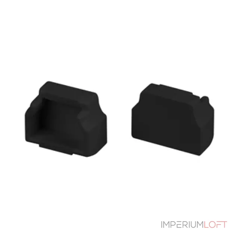 Заглушка СEIL-S12-SHADOW-20-SIDE BLACK с отверстием Arlight 052242