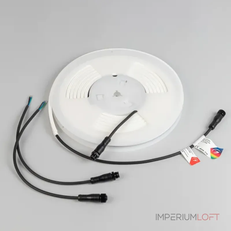 Светодиодная лента герметичная 8W/m IP68 5m wire x2 Arlight 52423 (цена за метр лот от 5 м)