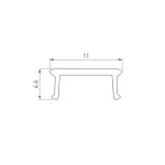 Рассеиватель COMFORT10-V-FANTOM-2000 OPAL Arlight 052559