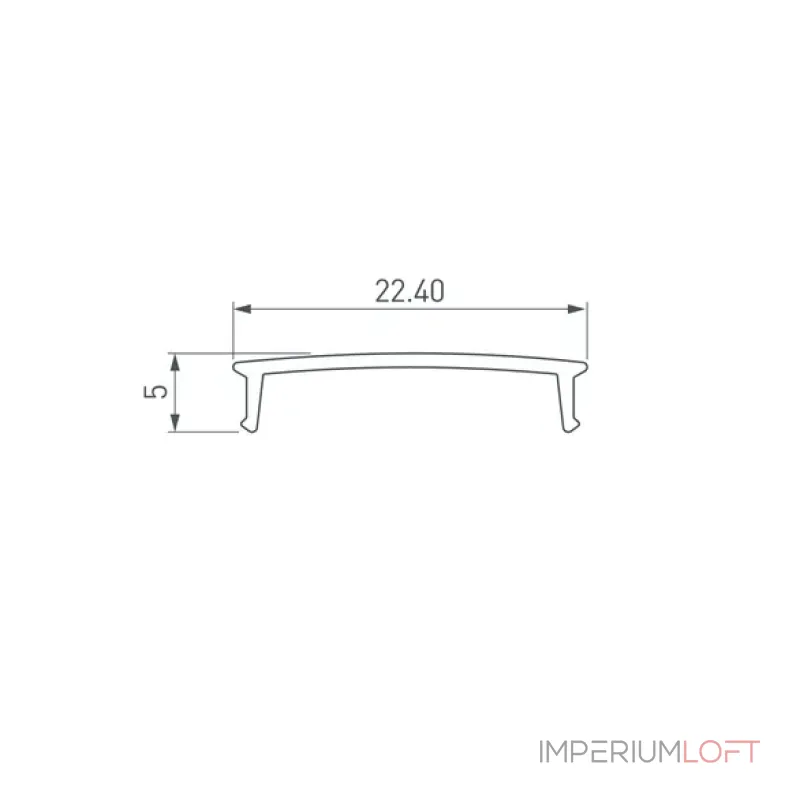 Рассеиватель COMFORT21-V-FANTOM-2000 OPAL Arlight 052564
