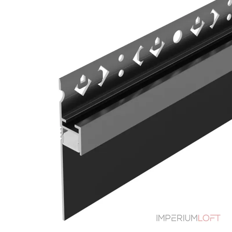 Профиль для светодиодной ленты ARH-PLINTUS-50-FANTOM-3000 BLACK Arlight 052699 Профиль для светодиодной ленты ARH-PLINTUS-50-FANTOM-3000 BLACK Arlight 052699